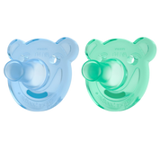 Philips Avent Soothie Shapes Pacifier, Green/Blue, 3-18 Months