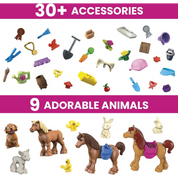 Mega Barbie Pets Horse Stable Set